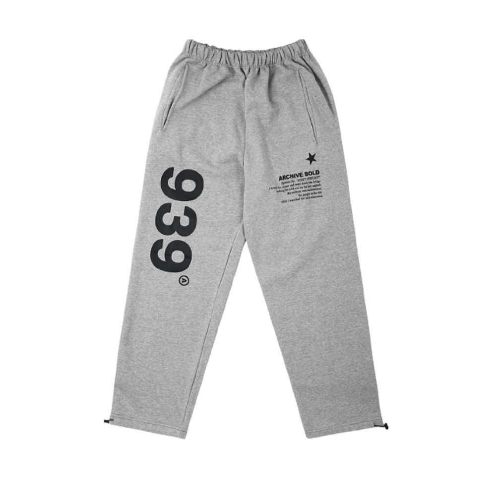 Archive BOLD SWEAT Pants (Gray)-connectedremag.com