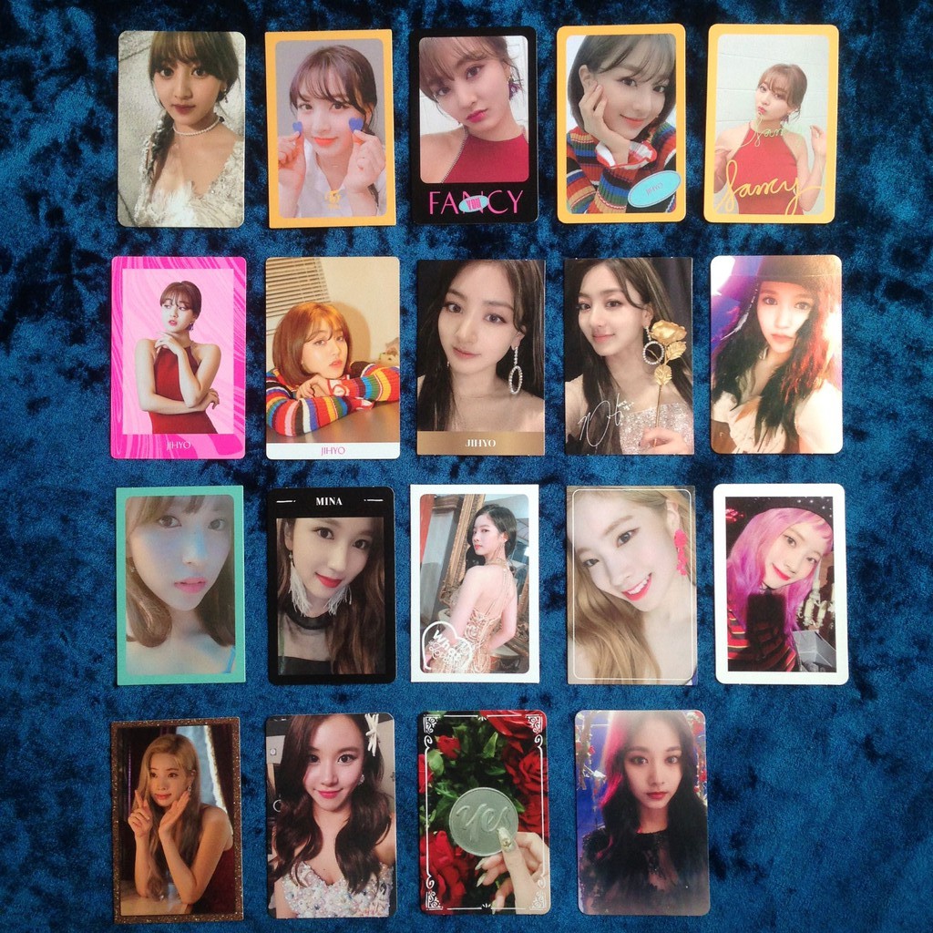 Twice Official Photocards (Jihyo, Mina, Dahyun, Chaeyoung, Tzuyu ...