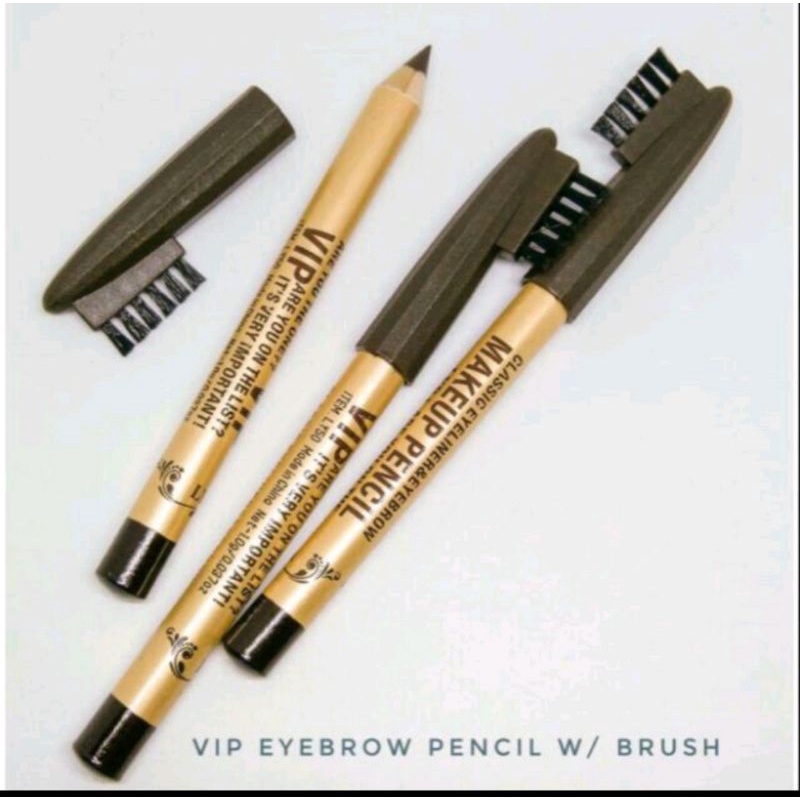 Vip eyebrow pencil with brush(brown) Shopee Philippines