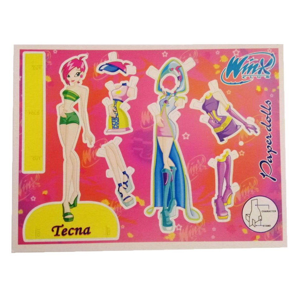 winx club paper doll