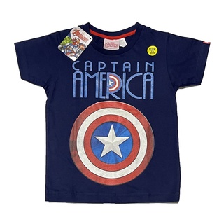 Marvel Captain America Shield Boys T-Shirt  Glows In The Dark 