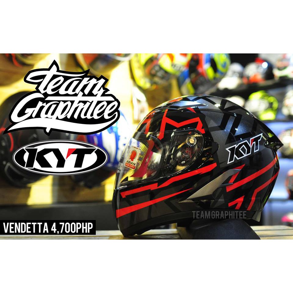 KYT VENDETTA FASTER RED Shopee Philippines