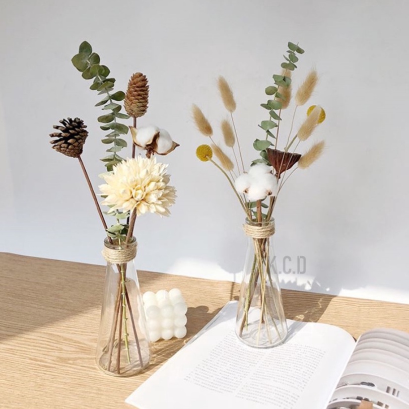 Natural Dried Flowers Plant Artificial Dried Flower Branch Handmade DIY