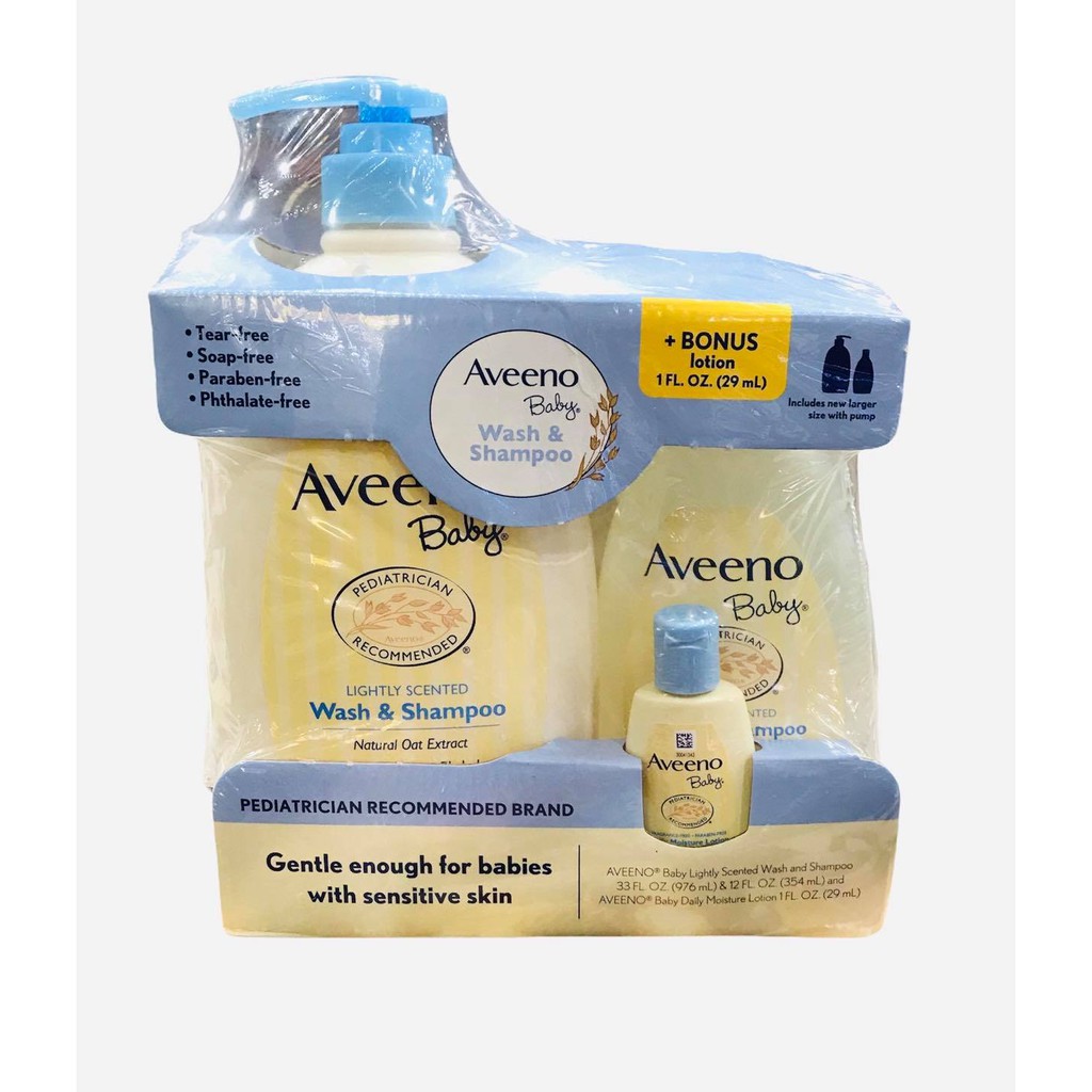aveeno baby wash 33 oz
