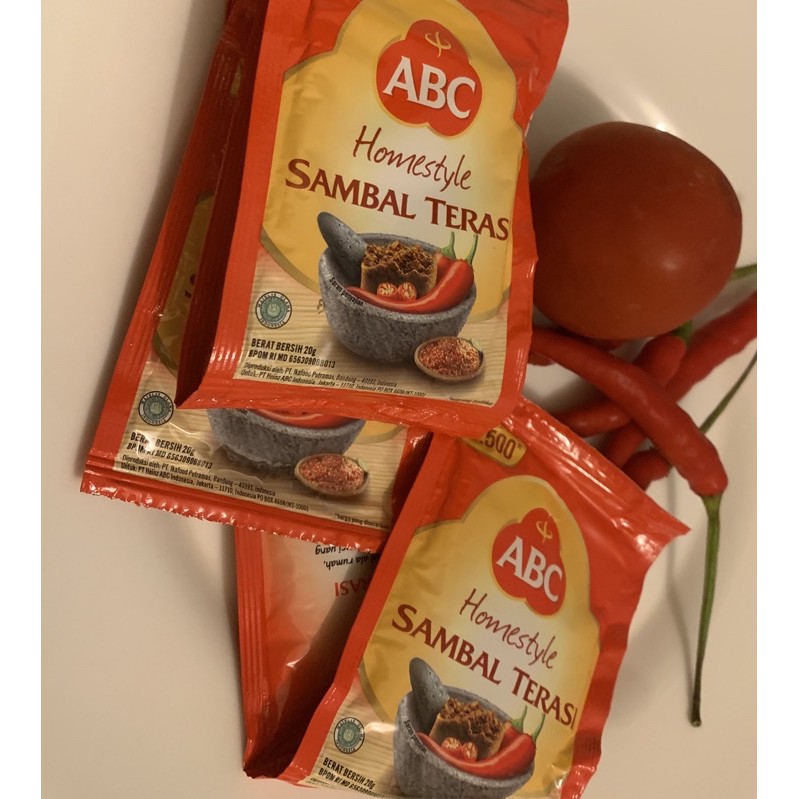 Sambal Terasi Abc Sachets Shopee Philippines