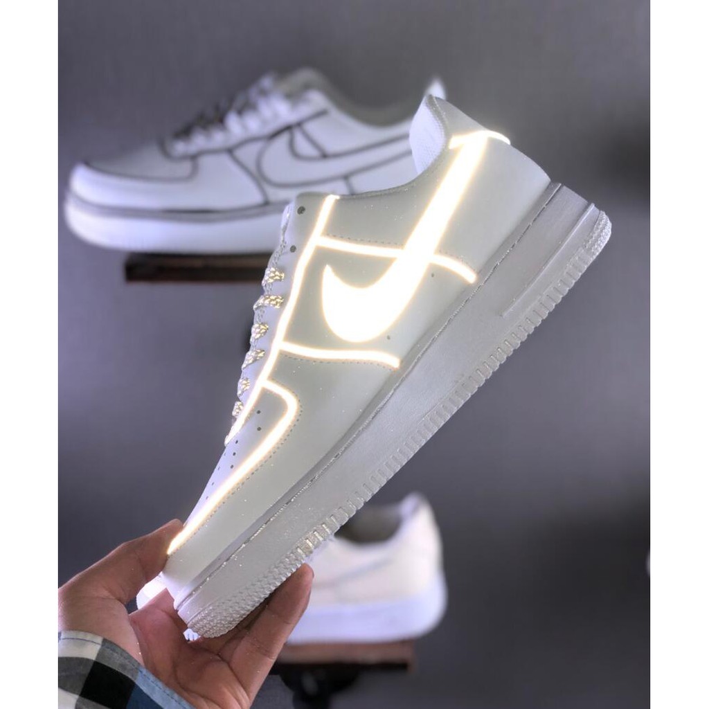 af1 white reflective