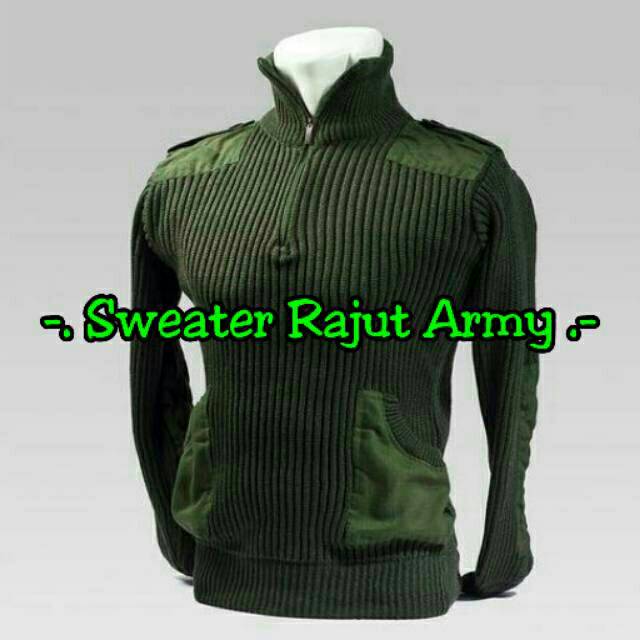 sweater polos army