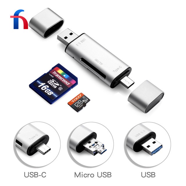 Type C Hub Memory Card Reader Multi-Functional Type-C SD//Micro SD