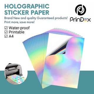 A4 Size Holographic Hologram Printable Vinyl Sticker PET Self-adhesive sticker10 rainbow sticker