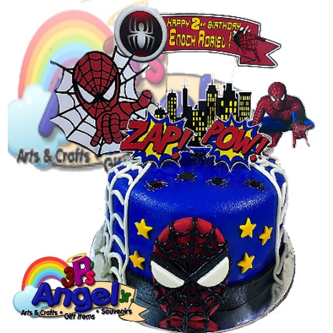 Spiderman Birthday theme cake topper D3 (Glossy Photopaper) High Quality  Print | Shopee Philippines