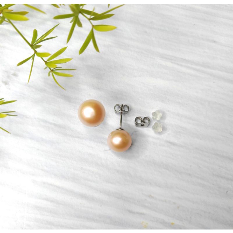 AUTHENTIC SIOPAO FRESHWATER PEARL EARRING | Shopee Philippines