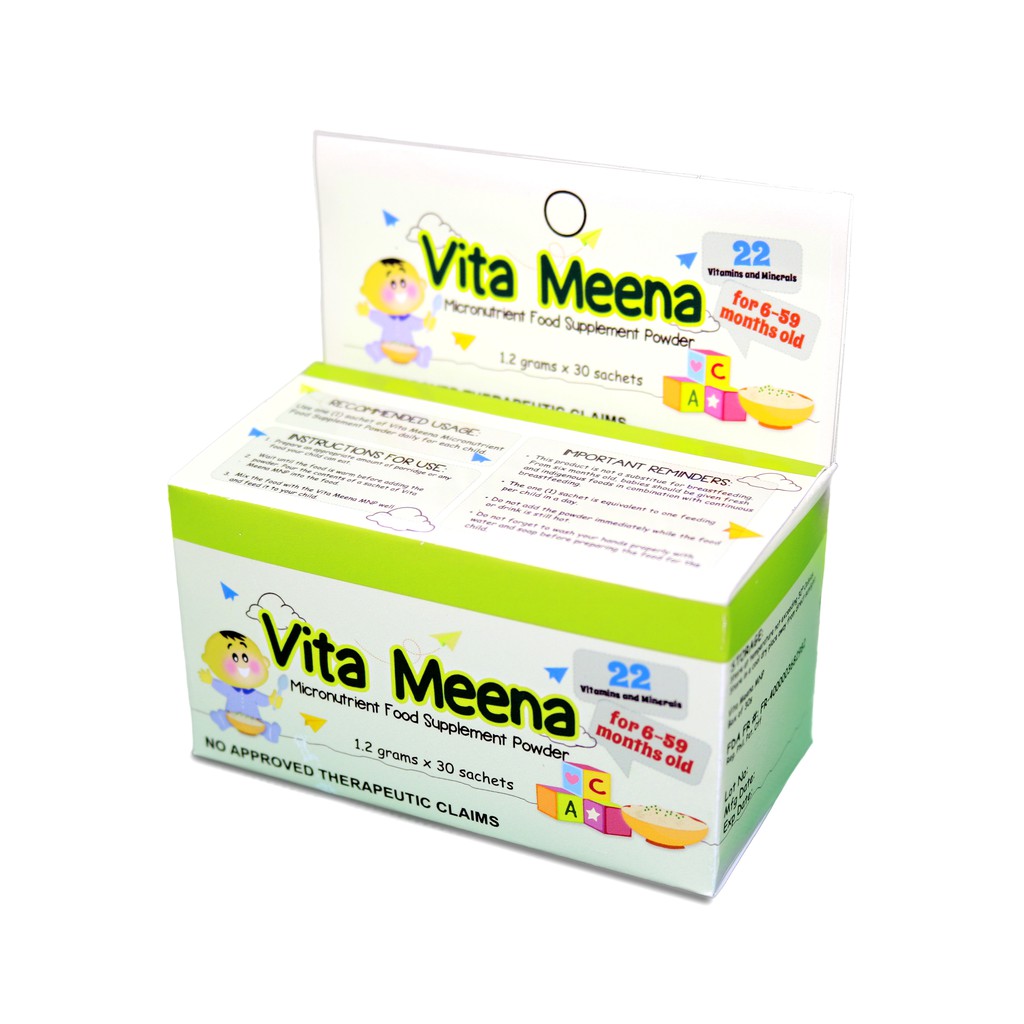 Vita Meena Young Children (vitamins for babies 659 months) 1 box [30 pcs] Shopee Philippines