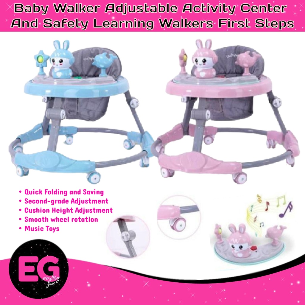 CLEARANCE SALE! Baby Walker Adjustable Activity Center And Safety