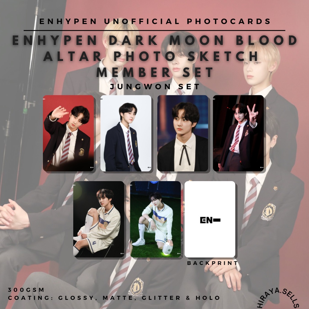 Dark Moon The Blood Altar Ch 66 ENHYPEN Dark Moon: Blood Altar Photo Sketch PHOTOCARDS | Shopee Philippines