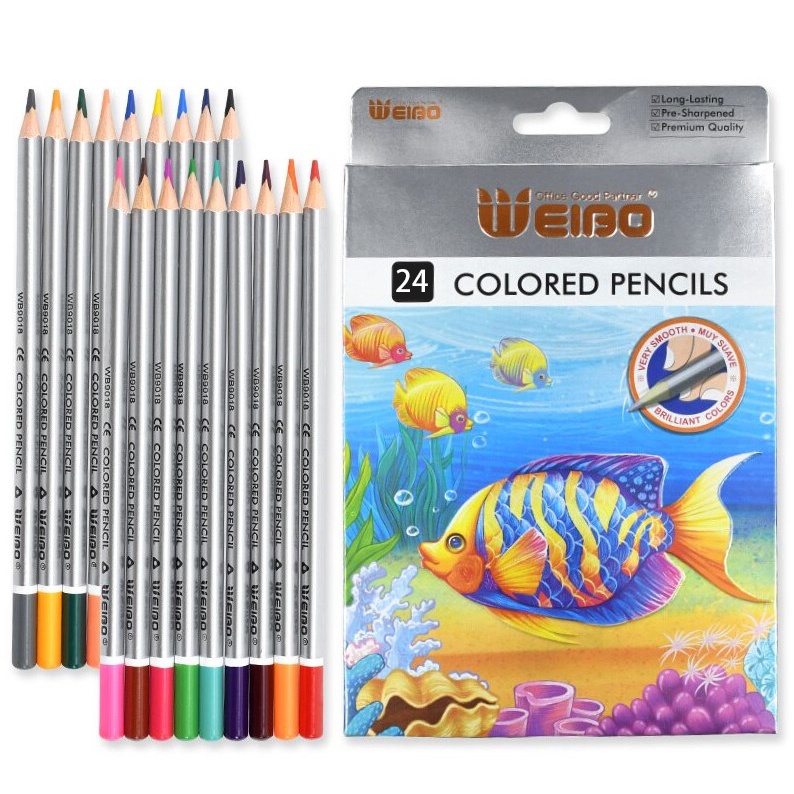 12/24 Colored Pencils, Painting Professional Colored Pencil Premium