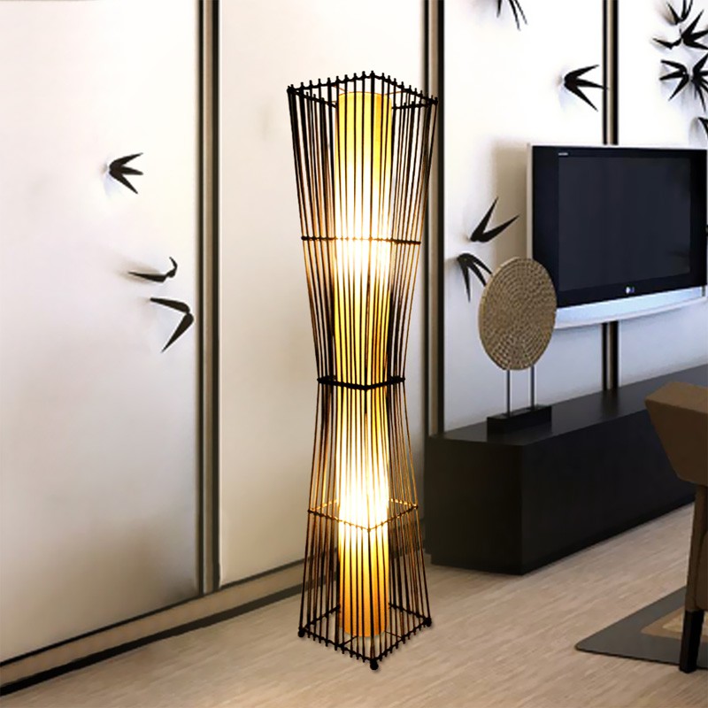 Standing Lamps Floor Lamp Bamboo, Asian Floor Lamp