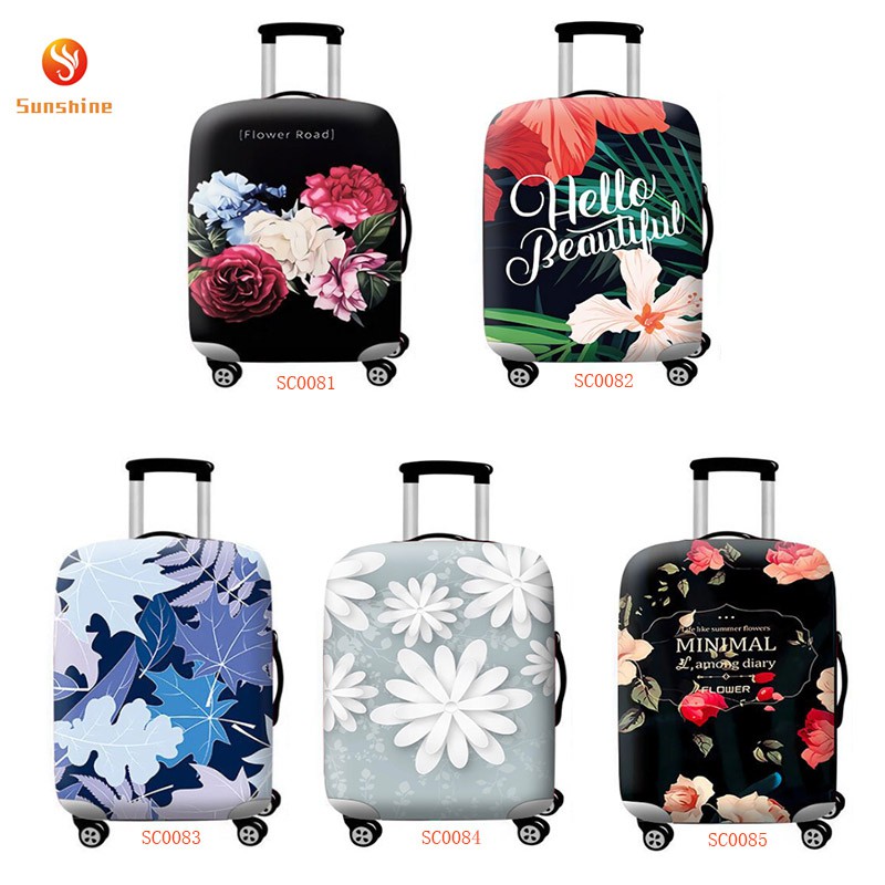 flower suitcase