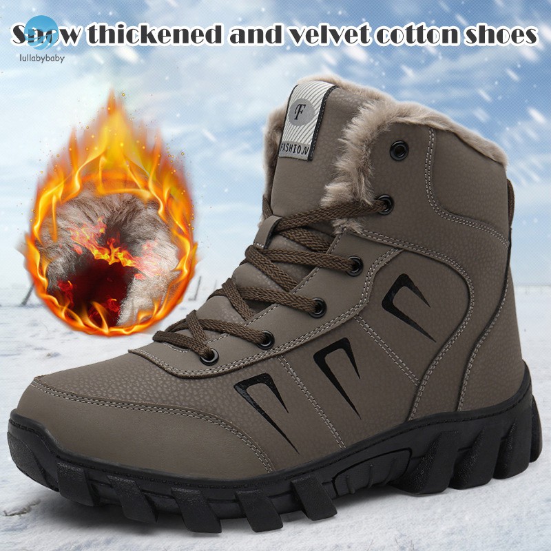 mens fleece lined waterproof boots