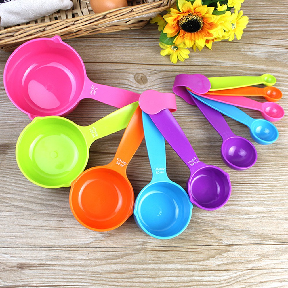 5 Pcs Baking Cup Spoons Cooking Measuring Spoon Set Nesting Cups Baking ...