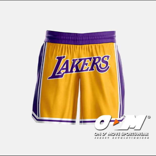 lakers retro shorts