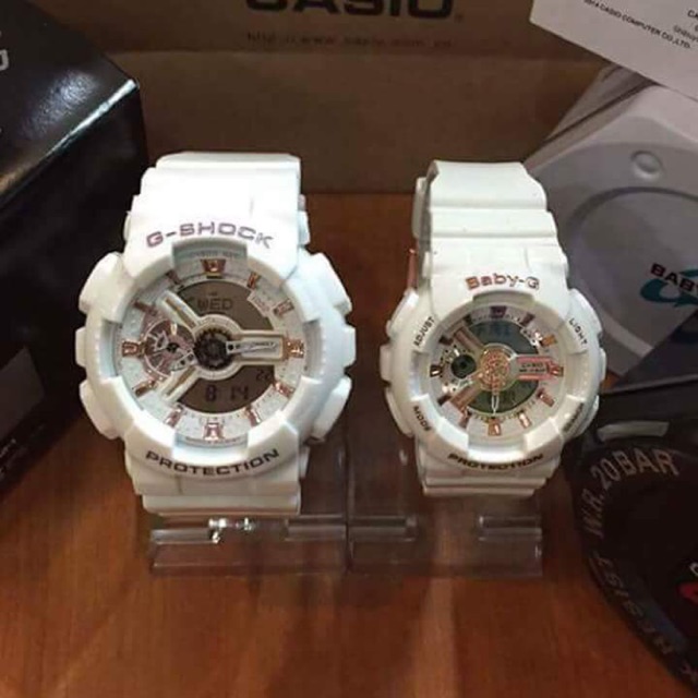 baby g shock rose gold