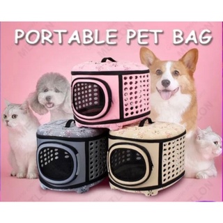 ❒❐Large Size Travel Dog Carrier Portable Folding Pet Cage Carrying Bags