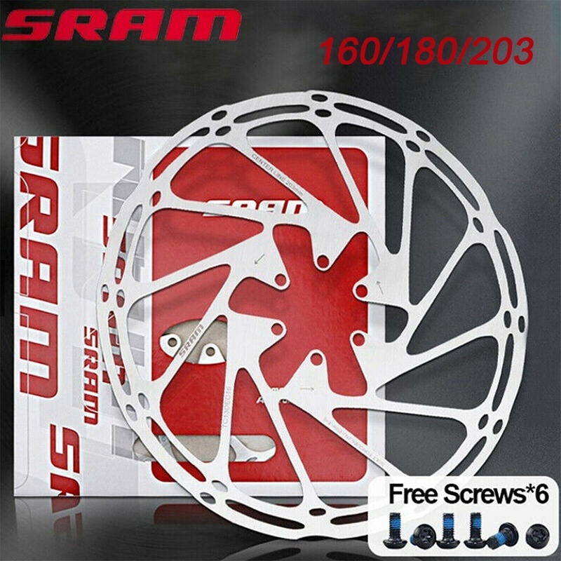 Sram Mtb Brake Disc Rotor 160mm 180mm 203mm Round Centerline Bicycle Parts Shopee Philippines 5667