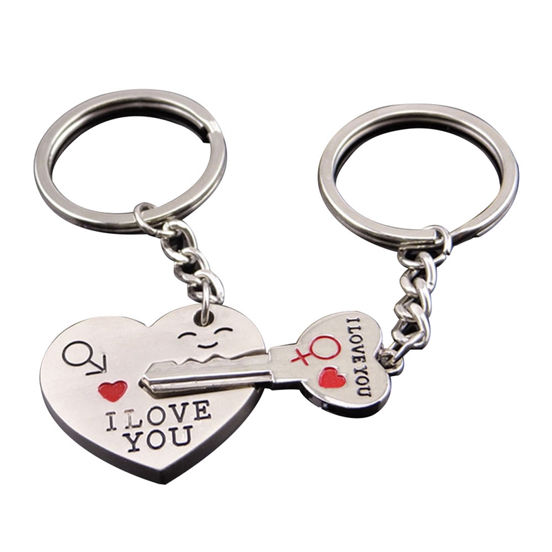 heart and key keychain