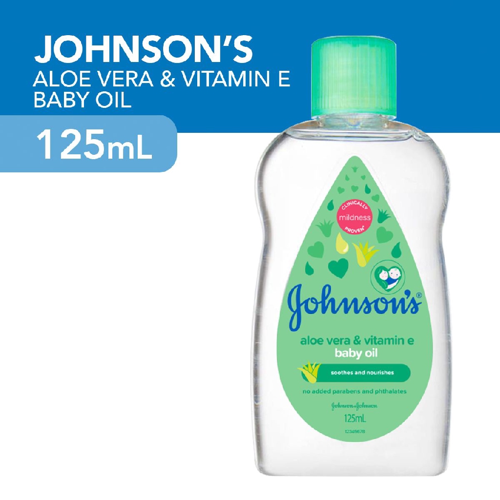 Johnson's Aloe Vera & Vitamin E Baby Oil 125mL | Shopee Philippines