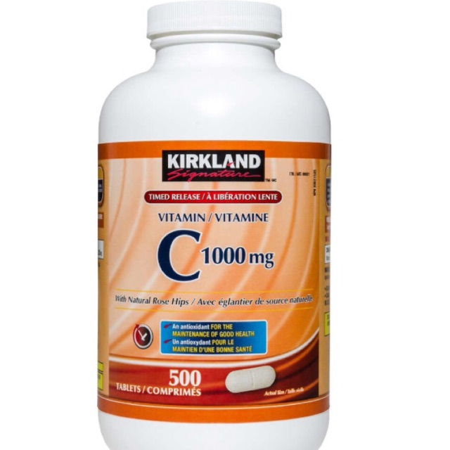 Kirkland Signature Timed Release Vitamin C 1000mg 500tabs Exp Feb 22 Shopee Philippines