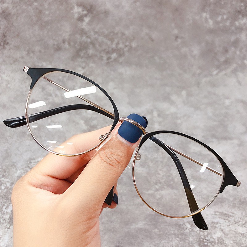 Anti Radiation Eyeglasses Metal Replaceable Lens for Women Men Fashion ...