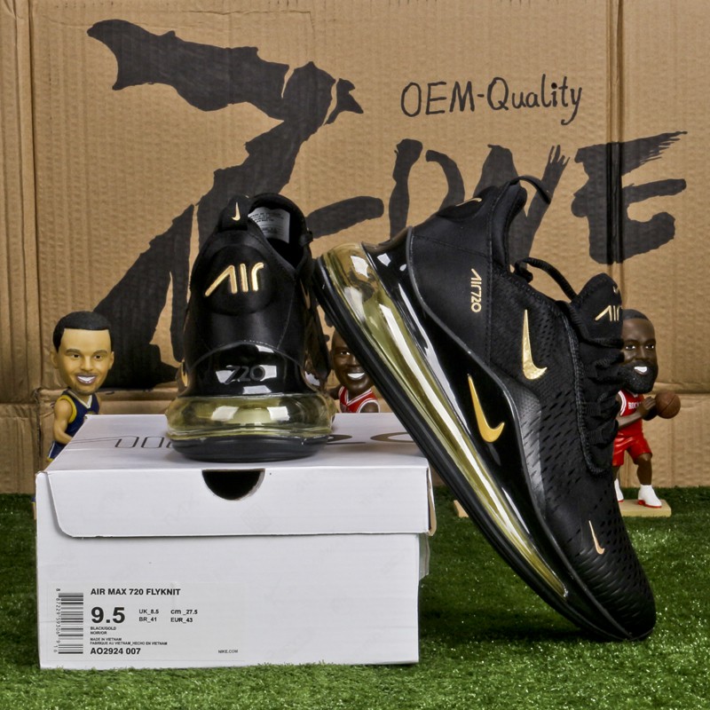 nike air 720 black and gold