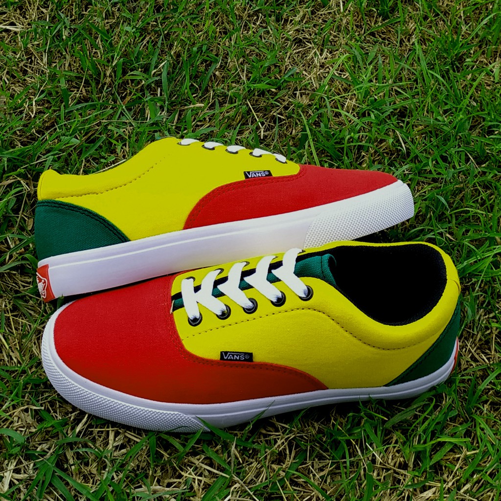 vans yellow green
