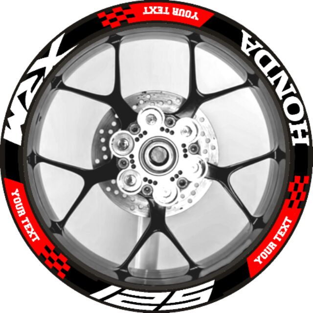 Motorcycle Mag Rim Diagram