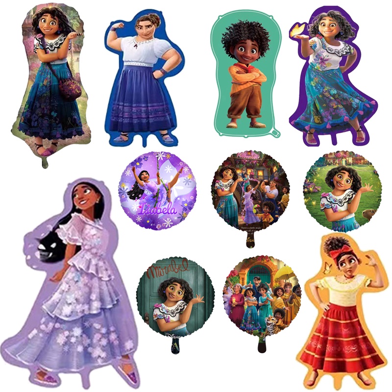 Disney Encanto Mirabel Isabella Luisa Dolores Antonio Foil Balloon Kids ...