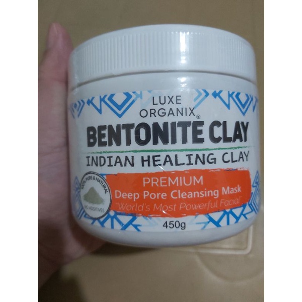 Luxe Organix Bentonite Clay Indian Healing Clay 450g | Shopee Philippines