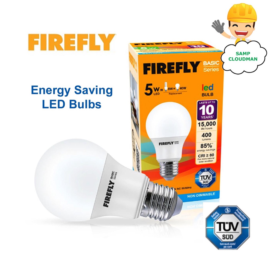 Firefly Basic Series LED Bulbs Daylight 5W 7W 9W 11w 13w 15w 18w