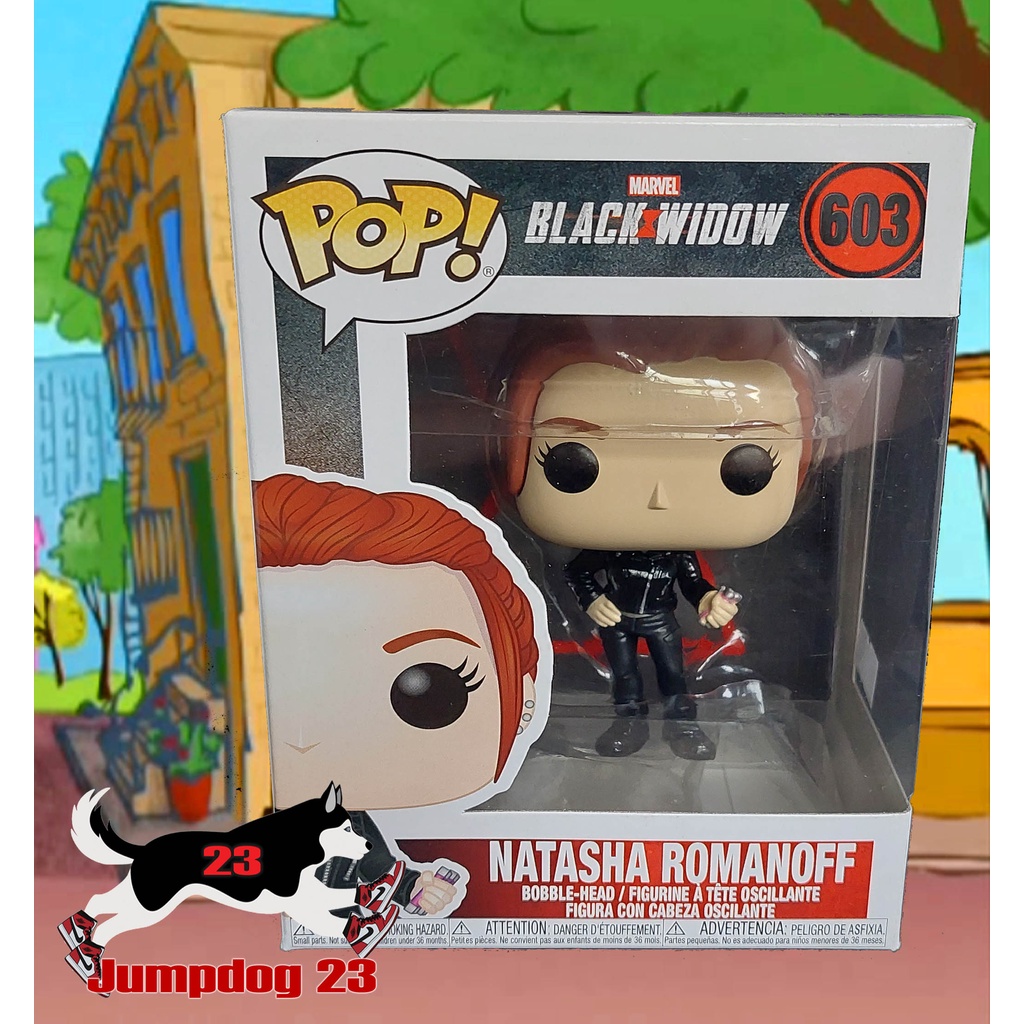 Funko Pop Natasha Romanoff Black Widow With Free Protector Shopee 