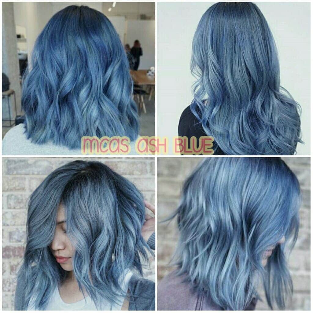 MCAS Ash Blue Vegan Semi-Permanent Hair Color (120ml/150ml) | Shopee  Philippines