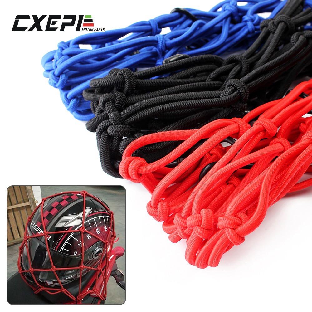 Universal Bungee Cargo Net Motorbike Helmet Mesh Storage Motorcycle