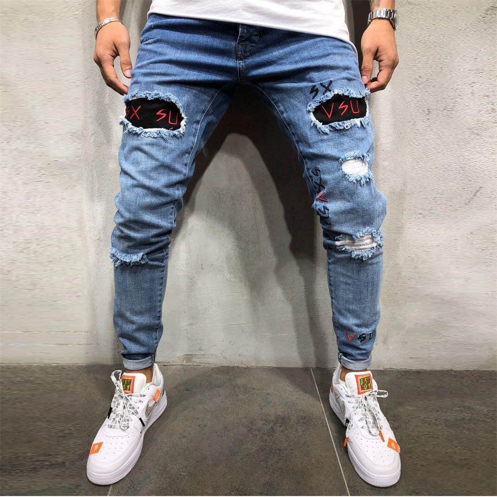 distressed jeans on sale