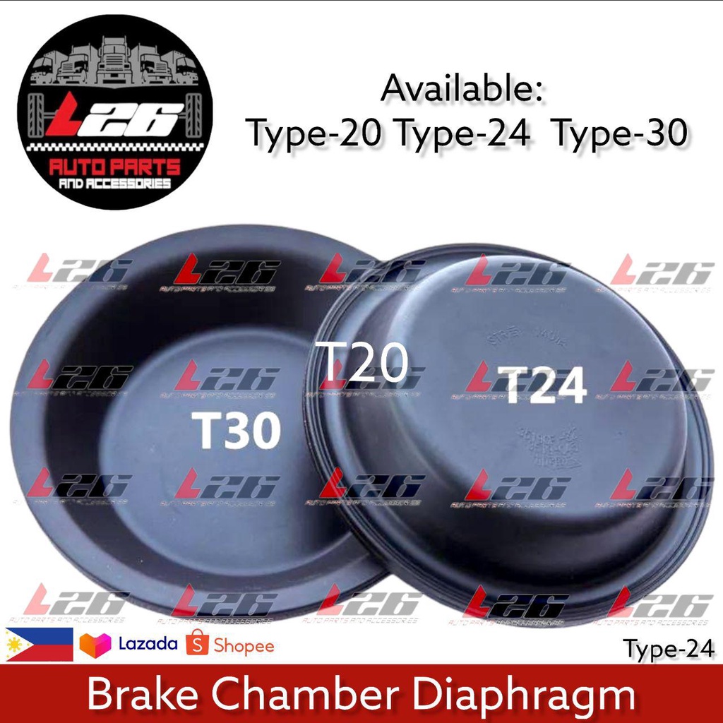 BRAKE CHAMBER DIAPHRAGM Type20 Type24 Type30 Shopee Philippines