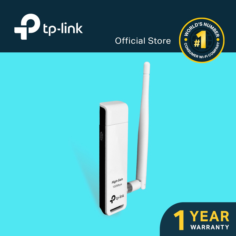 Tp Link Tl Wn722n 150mbps High Gain Wireless Usb Adapter Prenics