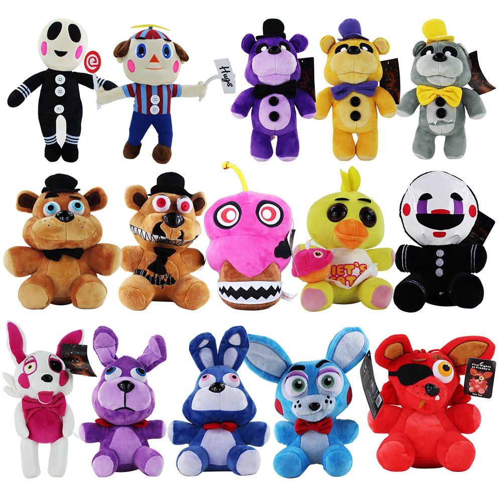 20-30cm Animals Bear Fox Duck Rabbit Plush Pendant Toys | Shopee ...