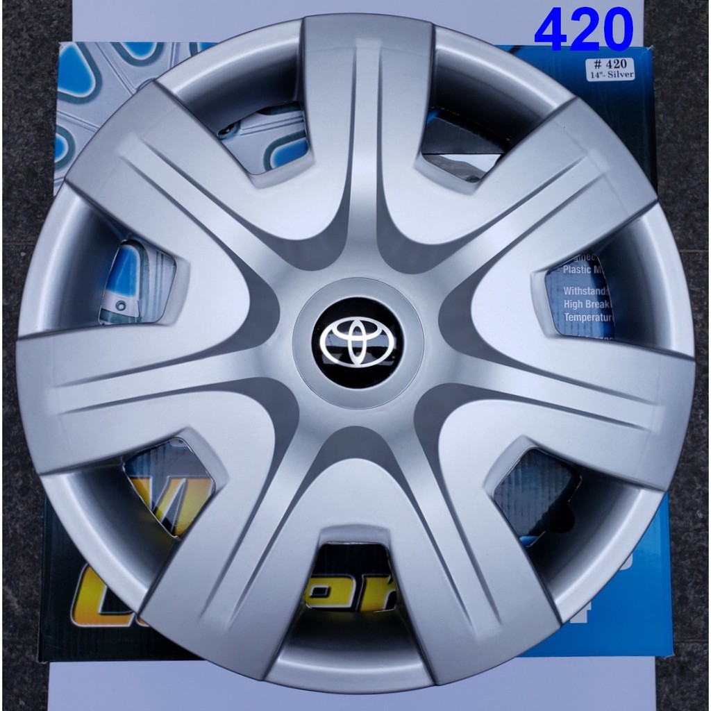 Replacement 14in Silver 4 Hub Cap R14 Wheel Cover Hubcap Shopee Philippines