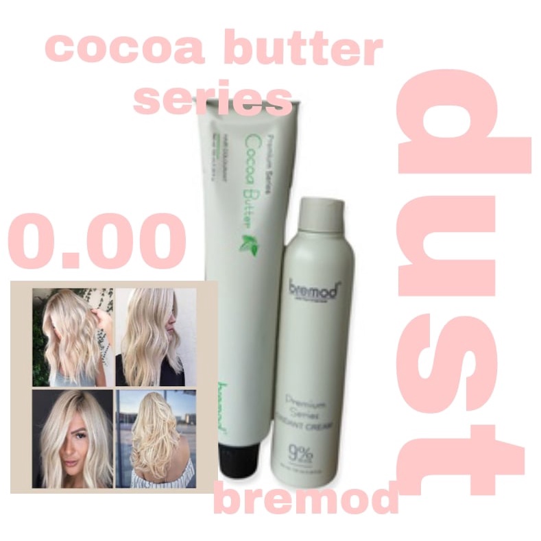 BREMOD PREMIUM SERIES COCOA BUTTER HAIR COLOR WITH OXIDIZER (0.00 DUST ...