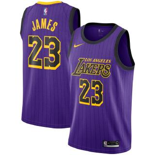 purple and yellow lakers jersey