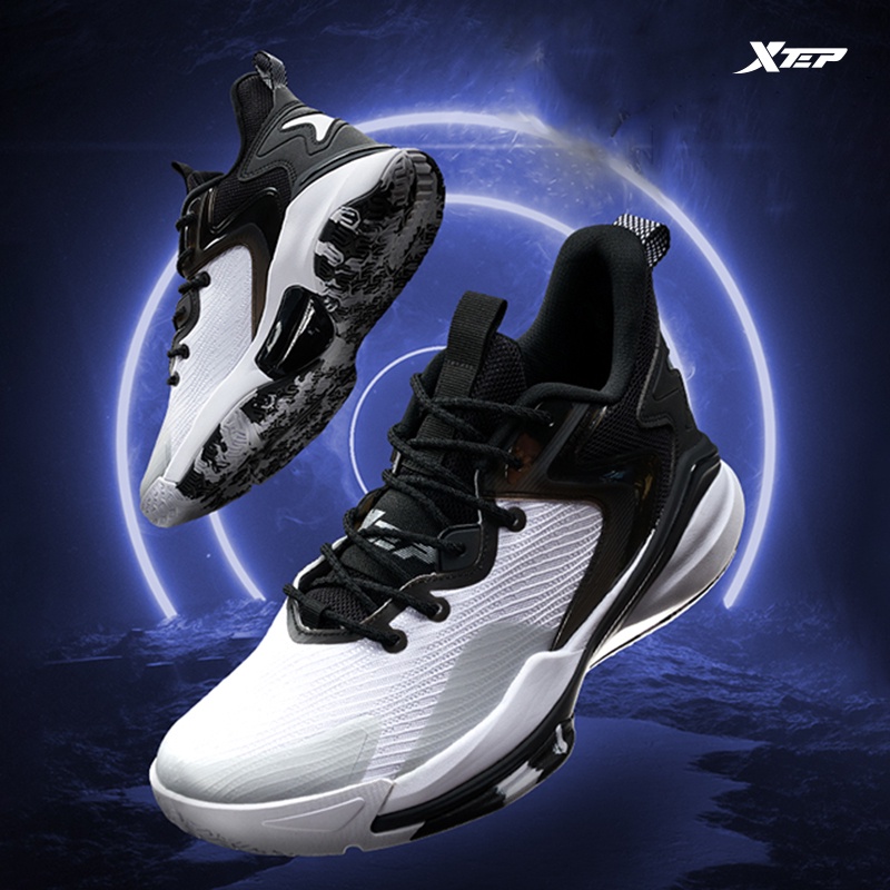 XTEP Men Basketball Shoes High Top Sport Mesh Breathable Training ...