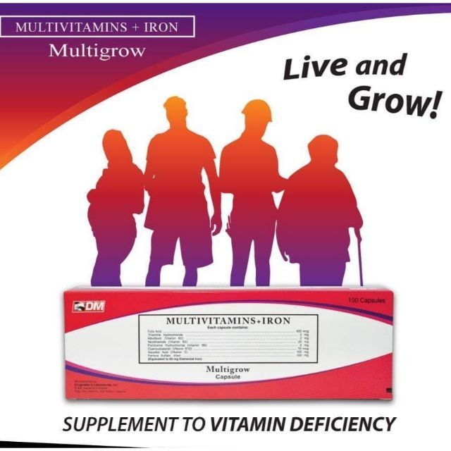 MULTIGO Multivitamins + Iron Capsule 100's Shopee Philippines