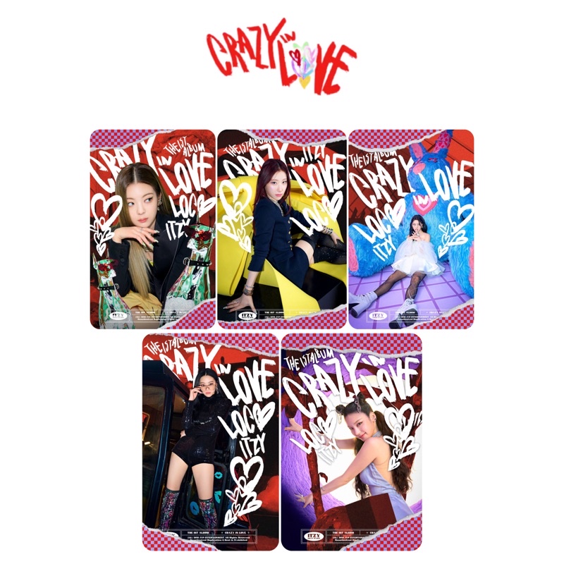 Itzy Crazy In Love Concept Photocard Shopee Philippines